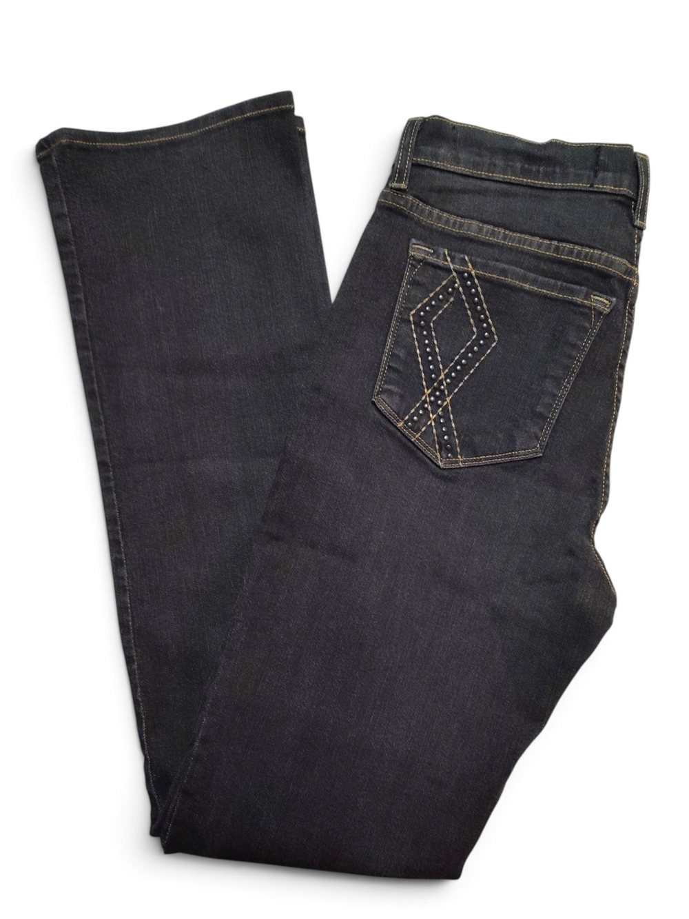 NYDJ (Not Your Daughter's Jeans) Tummy Tuck Bling Pocket Bootcut Jeans Size 6